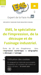 Mobile Screenshot of ems-marquage.com